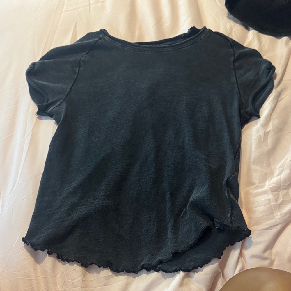 We The Free Black Short Sleeve Tee